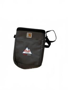 Carhartt Coors light chill cooler bag with strap in gray